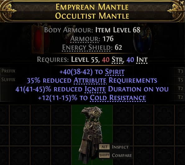 Empyrean Mantle Occultist Mantle#941904