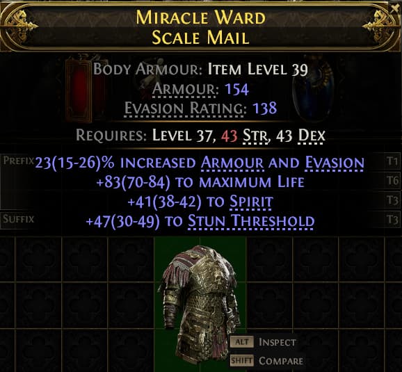 Miracle Ward Scale Mail#259386