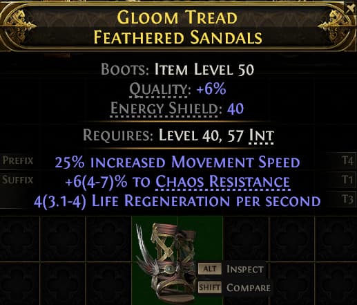 Gloom Tread Feathered Sandals#669764