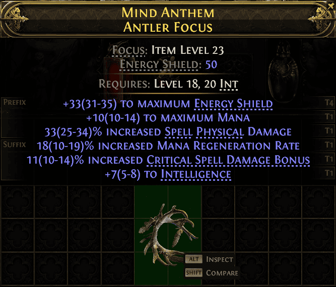 Mind Anthem Antler Focus#662780