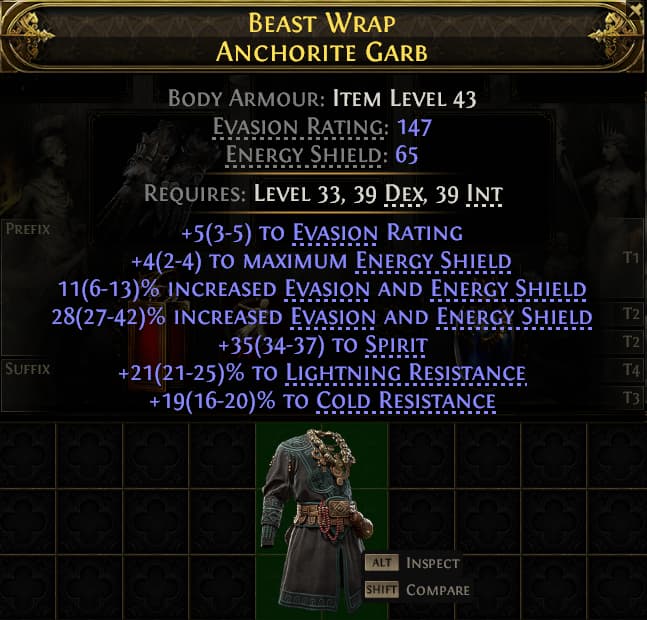 Beast Wrap Anchorite Garb#615400