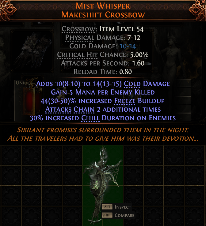 Mist Whisper Makeshift Crossbow#243961