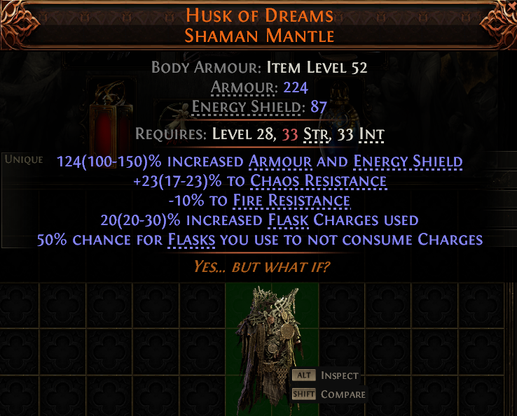 Husk Of Dreams Shaman Mantle#887075