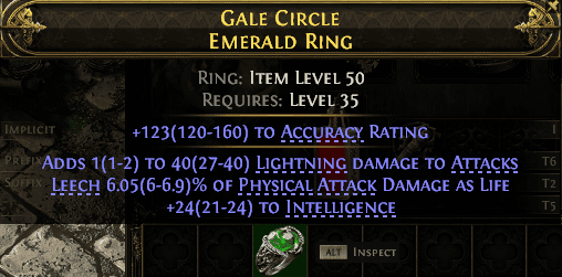 Gale Circle Emerald Ring#250307
