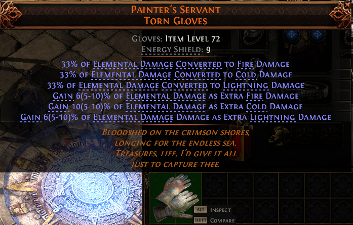 Painter'S Servant Torn Gloves#478284