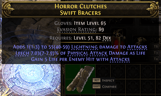 Horror Clutches Swift Bracers#820253