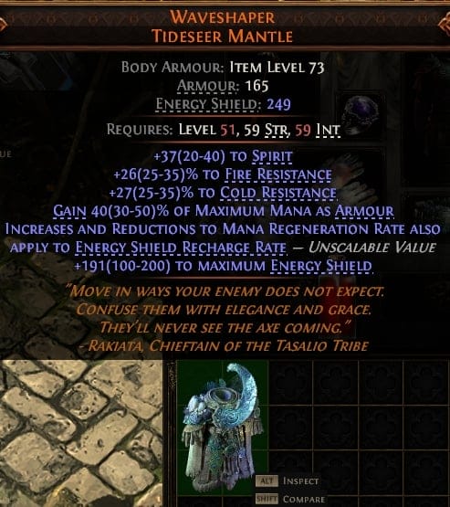 Waveshaper Tideseer Mantle#541778