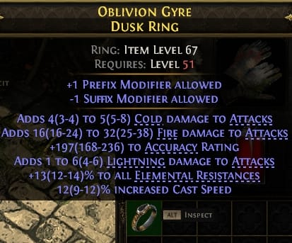Oblivion Gyre Dusk Ring#445762