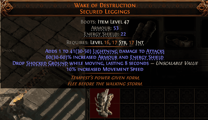 Wake Of Destruction Secured Leggings#898546