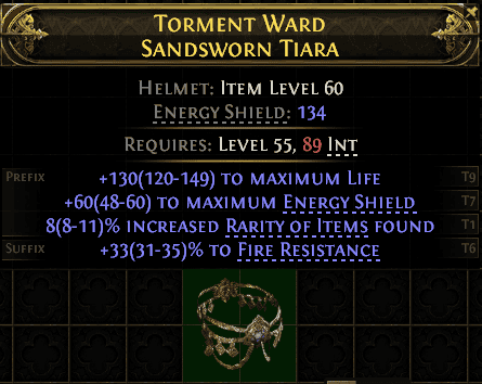 Torment Ward Sandsworn Tiara#211789