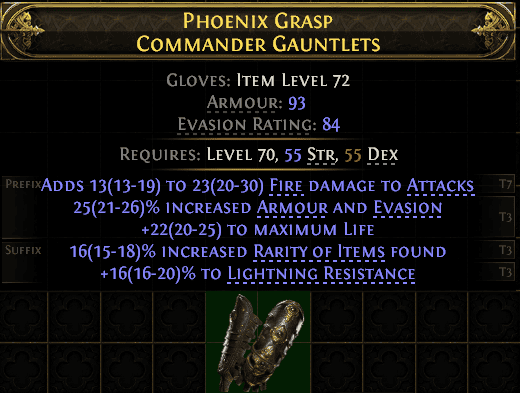 Phoenix Grasp Commander Gauntlets#54681