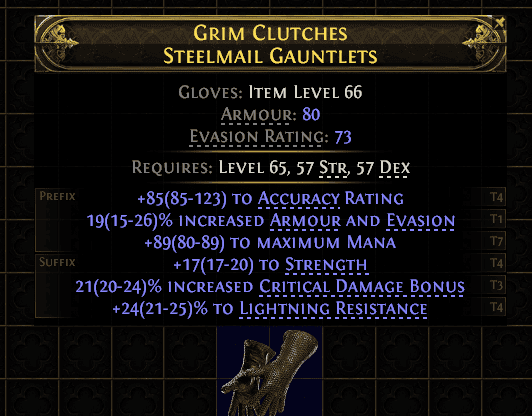 Grim Clutches Steelmail Gauntlets#750491