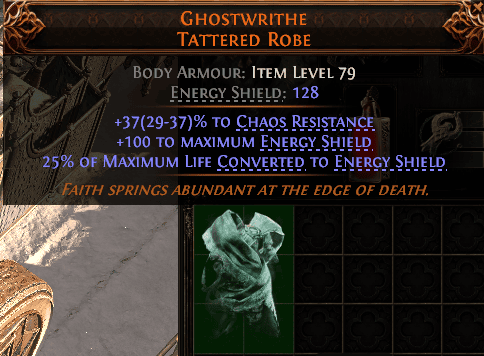 Ghostwrithe Tattered Robe#775895