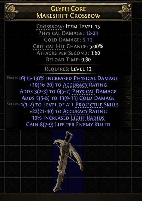 Glyph Core Makeshift Crossbow#312412