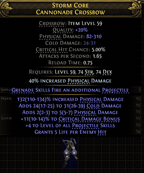 Storm Core Cannonade Crossbow#842621