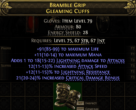 Bramble Grip Gleaming Cuffs#72933