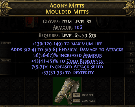 Agony Mitts Moulded Mitts#745861