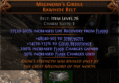 Meginord'S Girdle Rawhide Belt#208044