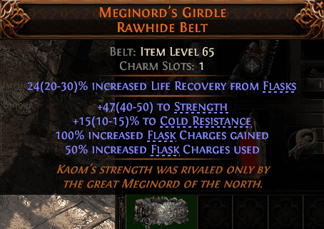 Meginord'S Girdle Rawhide Belt#568874