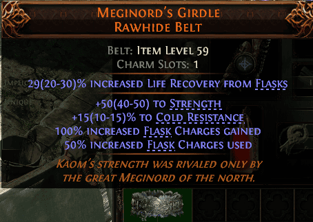 Meginord'S Girdle Rawhide Belt#940674