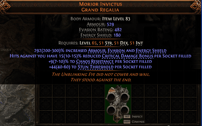 Morior Invictus Grand Regalia#857216