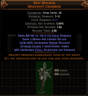 Mist Whisper Makeshift Crossbow#704965
