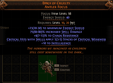 Effigy Of Cruelty Antler Focus#860801