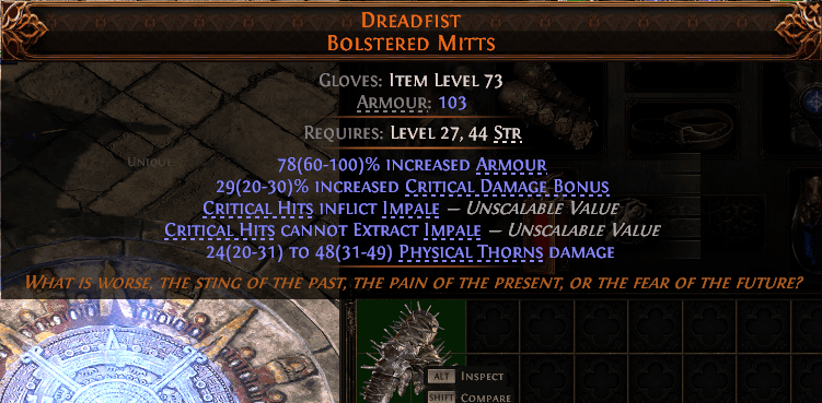 Dreadfist Bolstered Mitts#41743