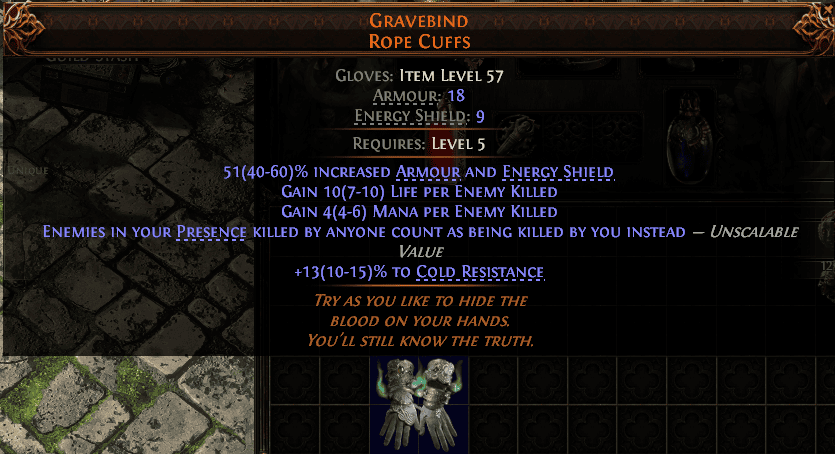 Gravebind Rope Cuffs#928178