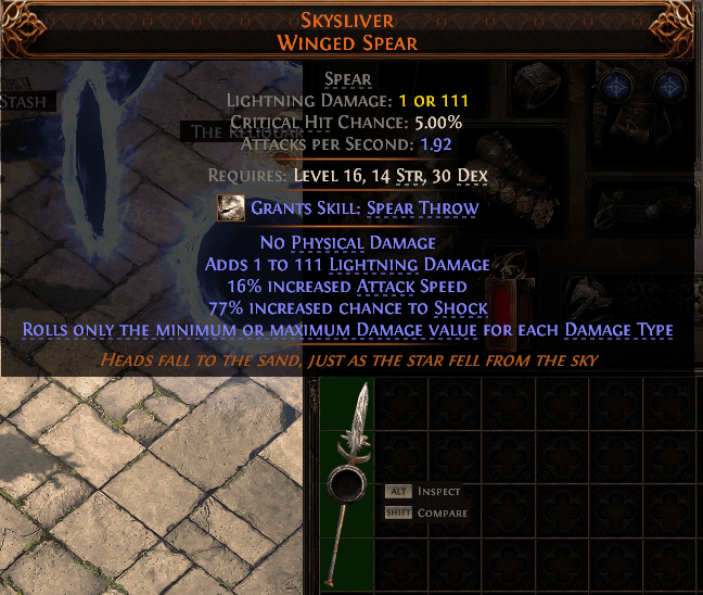 Skysliver Winged Spear#749369