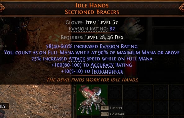Idle Hands Sectioned Bracers#811869