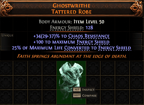Ghostwrithe Tattered Robe#584602