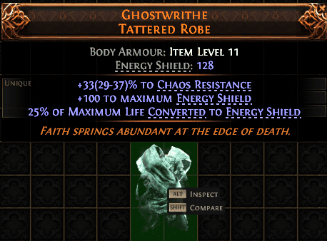 Ghostwrithe Tattered Robe#710396