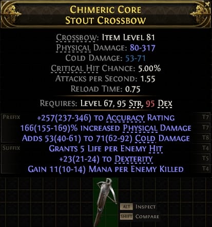 Chimeric Core Stout Crossbow#707544