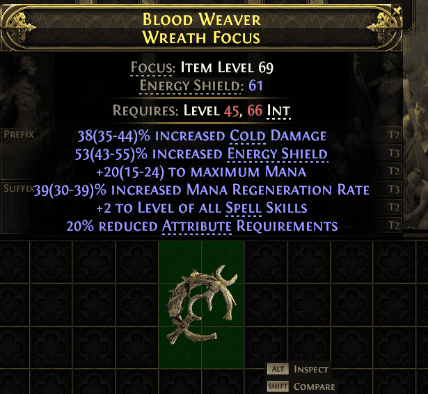 Blood Weaver Wreath Focus#297802