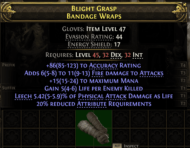Blight Grasp Bandage Wraps#830978