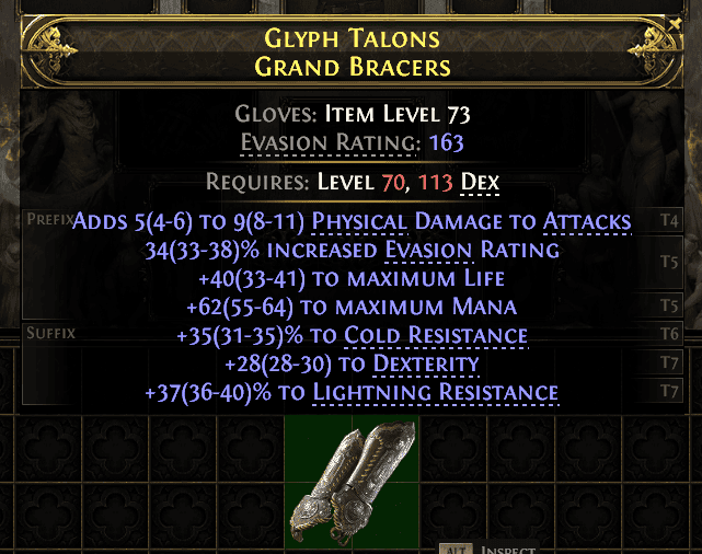 Glyph Talons Grand Bracers#940503