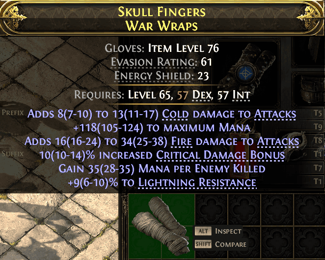 Skull Fingers War Wraps#330654