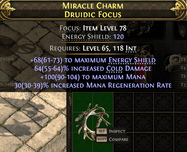Miracle Charm Druidic Focus#260387