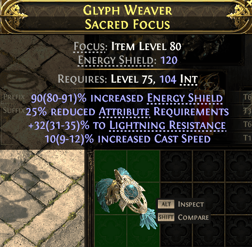 Glyph Weaver Sacred Focus#723836
