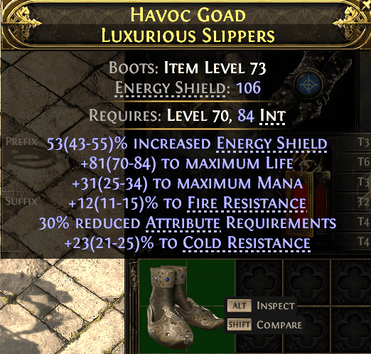 Havoc Goad Luxurious Slippers#79673