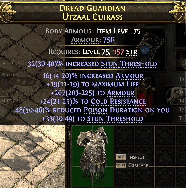 Dread Guardian Utzaal Cuirass#855804