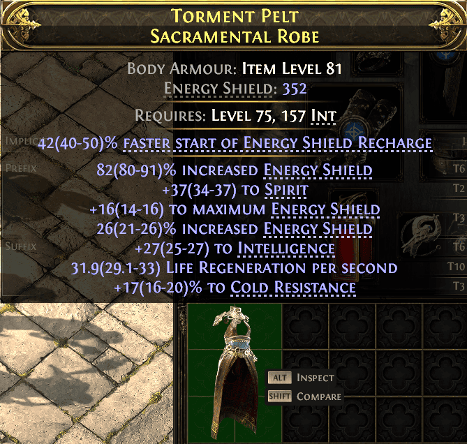 Torment Pelt Sacramental Robe#548475