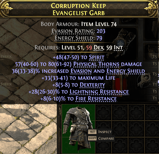 Corruption Keep Evangelist Garb#534174