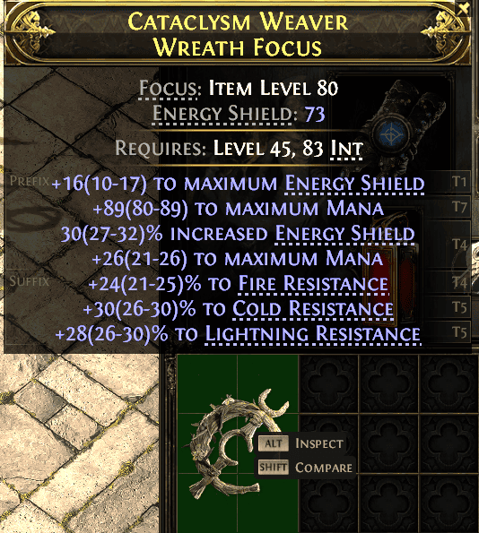 Cataclysm Weaver Wreath Focus#261131