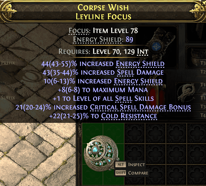 Corpse Wish Leyline Focus#971397