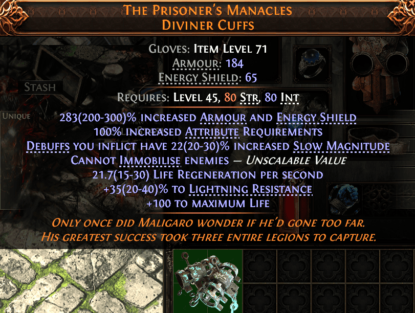The Prisoner'S Manacles Diviner Cuffs#843237