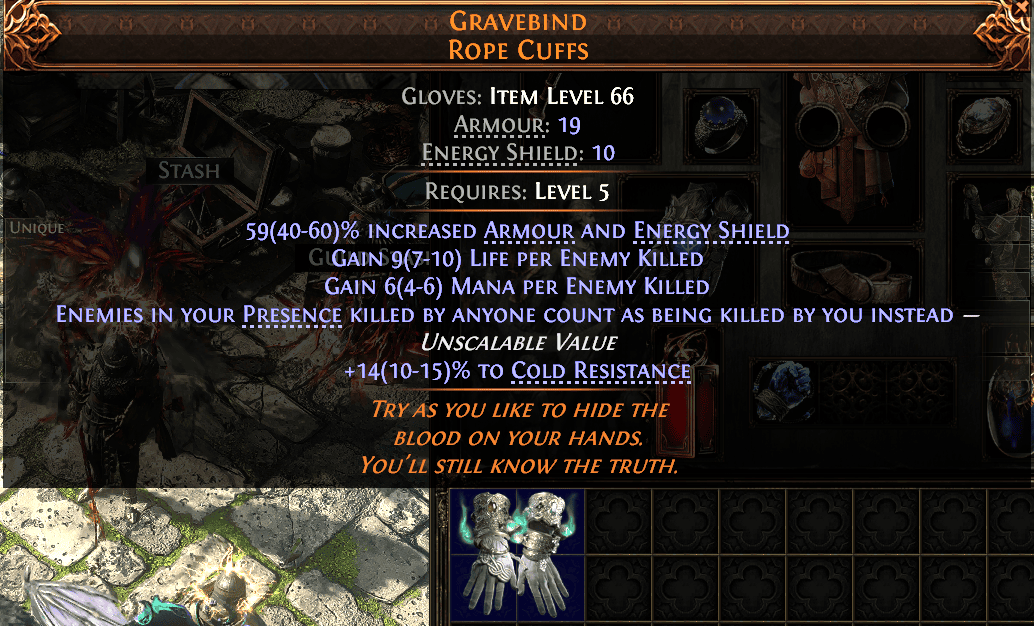 Gravebind Rope Cuffs#418402