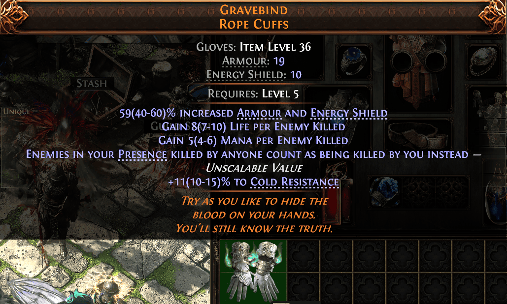 Gravebind Rope Cuffs#201053