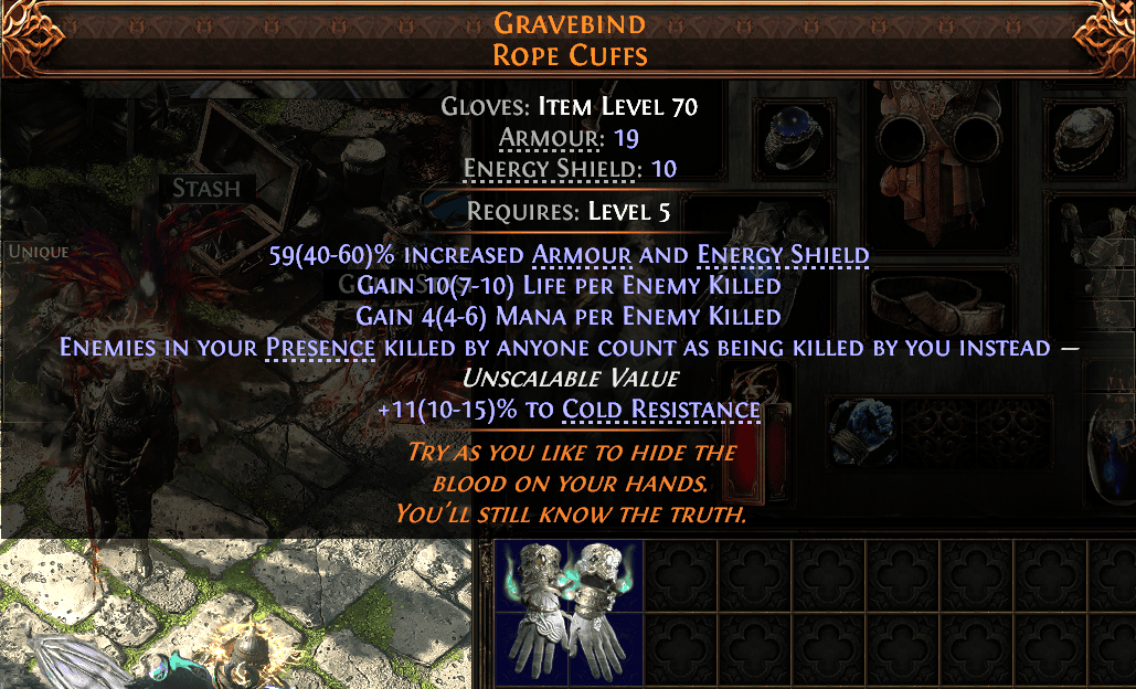 Gravebind Rope Cuffs#155594